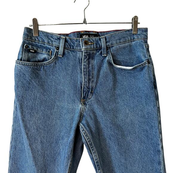 VANS Men's Covina 5 Pocket Relaxed Fit Jeans Medium Wash Size 30 Skater Street - Picture 3 of 10